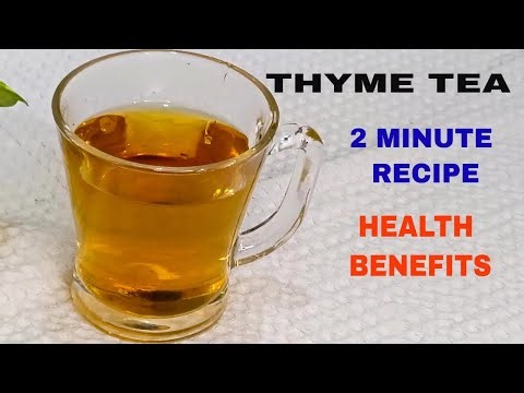 **Stop Cough and Cold in 2 Minutes! The Secret Thyme Tea Recipe