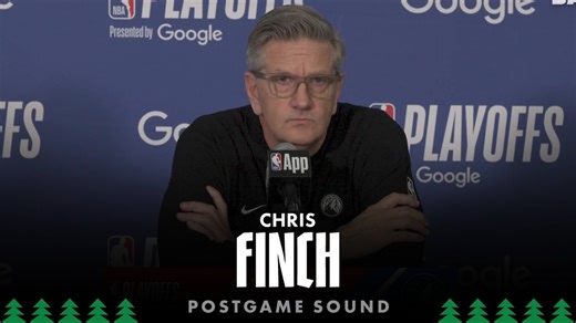 “We Gotta Make Solid, More Smarter Plays.” | Chris Finch Postgame Sound | 04.18.26