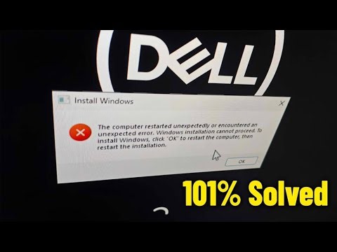 Fix “The computer restarted unexpectedly” Loop Error on Dell Laptop - Pc | Windows 11/10/8/7 ✅
