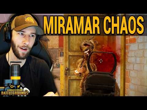 A Slightly Chaotic Squads Round ft. HollywoodBob, Halifax, & VSNZ | chocoTaco PUBG Miramar Gameplay