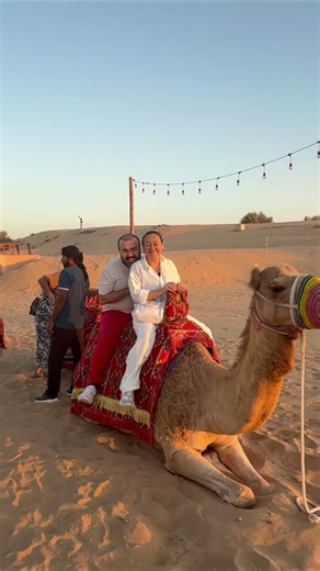 we rode a camel #funny #cute #comedy #shorts