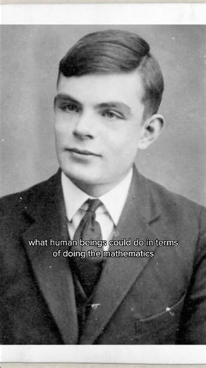Alan Turing's revolutionary machine #science #ai #maths #history