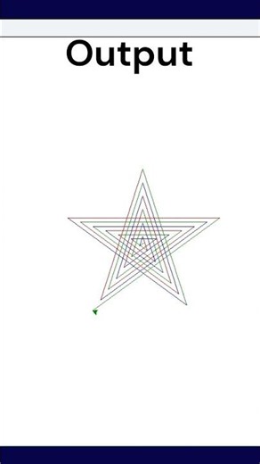Python Turtle Graphics for Beginners: Colorful Star Design #Python #TurtleGraphics #PythonTutorial