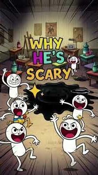 Bendy in Seconds! 🖤 The Cartoon That Came to Life #Bendy #Gamingshorts #Bendyshorts #scarygames