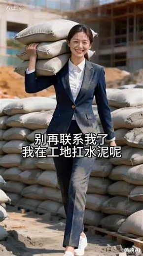 #剪映让好作品告别AI感#AI我在工地扛水泥