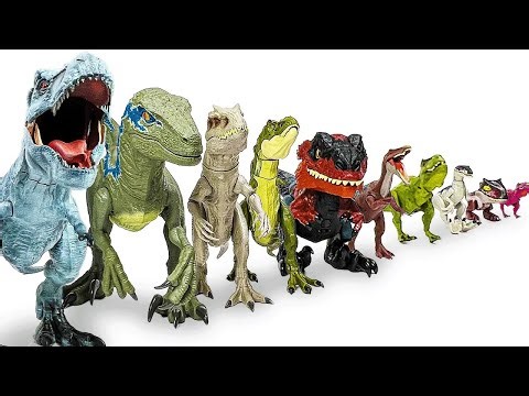 LARGEST Jurassic World APEX Predators Lineup Biggest To Smallest T-Rex, Velociraptor & More