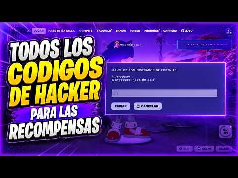 ALL CODES TO REDEEM ADMINISTRATOR PANEL REWARDS IN FORTNITE SEASON 4