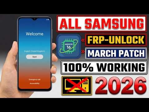 All Samsung FRP Bypass 2026 Android 16 | New Trick | Latest Security Patch | No Pc Needed|100% Done