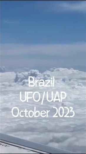 UFO over Brazil, South America in October 2023. #ufo #uap #space #alien
