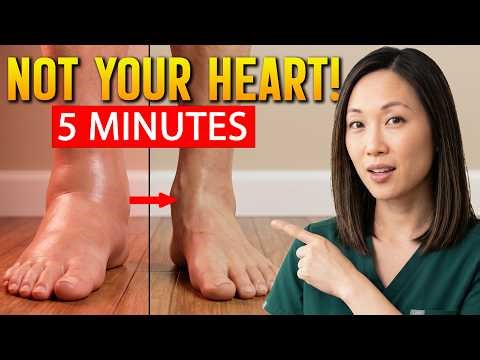 SWOLLEN ANKLES AFTER 60 ARE NOT YOUR HEART — It's Your Lymph, and This 5-Minute Habit Drains Them