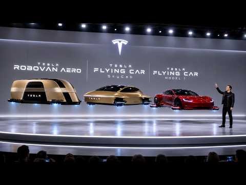 Tesla's First Line of Flying Electric Cars Shocked the Industry