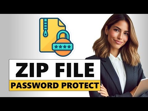 HOW TO PASSWORD PROTECT ZIP FILE on WINDOWS 10/11 (Microsoft 365 GUIDE)