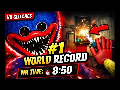 NEW WORLD RECORD!! 🏆 #1 GLOBAL Poppy Playtime Chapter 1 Speedrun (No Glitches)