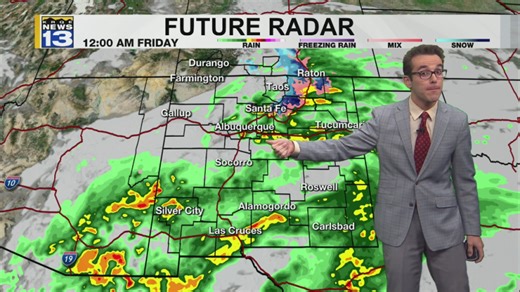 Wet weather to arrive in New Mexico with cool air & more wind