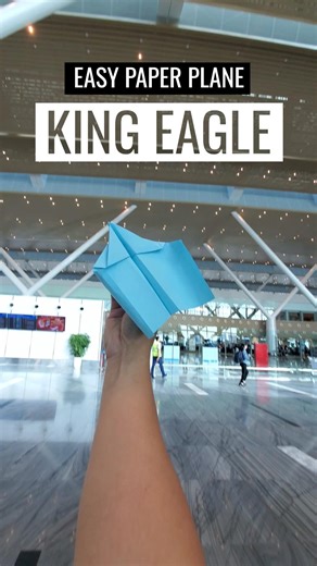Simple Boomerang Paper Airplane Re-visit | King Eagle | Have you made this paper #Boomerang Plane?