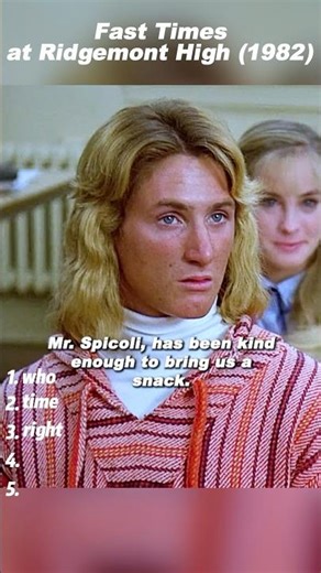 Fast Times at Ridgemont High (1982) | Spicoli Orders Pizza to Class 🍕😂