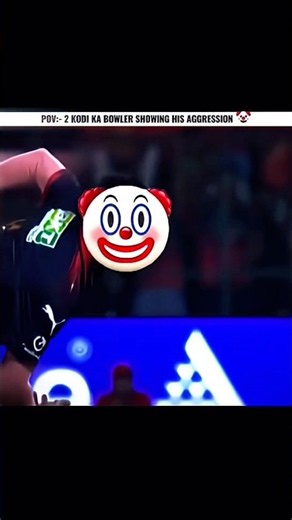 2 kodi ka bolwer ki aggression 🤡🤡 #cricket #cricketedit #trending #cricketshorts #rcb #gt