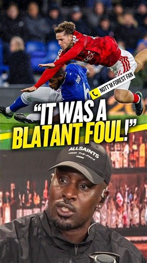 This Forest fan was fuming after Diop wasn't sent off for a controversial challenge on McAtee!