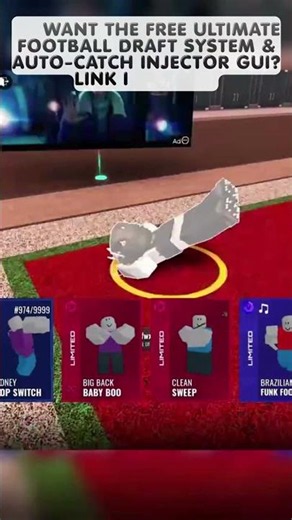 How to Script The Ultimate Football New Draft Update Layout! 🤫🏈 (No Key)#roblox #nflfootball