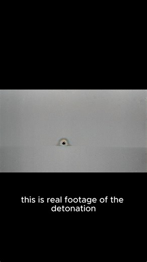 History bubbles on Instagram: "This Is Real Footage of the Trinity Atomic Bomb Detonation On July 16, 1945, the first atomic bomb was detonated at Trinity, New Mexico. A blinding flash, a towering mushroom cloud, and the world would never be the same. Sand melted into glass, metal warped, and humanity entered the nuclear age. This is real footage of a moment that changed history forever. #trinitytest #atomicbomb #nuclearage #historyshorts #wwii #historicalfootage #ᴠɪʀᴀʟsʜᴏʀᴛs #sciencehistory #fi