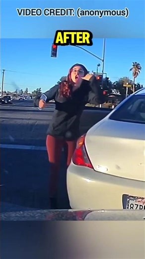 Road Rager Embarrasses Herself Over A Honk!