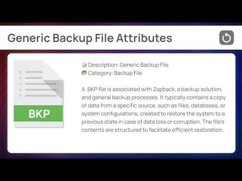 How to Open BKP Files (Zapback & Backup)
