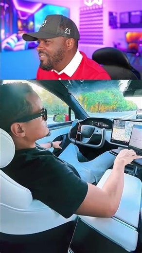 Self-Driving Blew My Mind (No Hands on Wheel) #tesla #autonomous #shorts