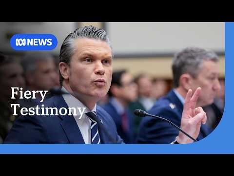 Pete Hegseth grilled over Iran war in fiery congressional testimony | ABC NEWS