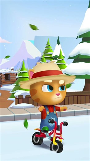 Talking Tom Gold Run All Super Champions Rides Bikes & Starts Chasing After Raccoon Bosses #Shorts