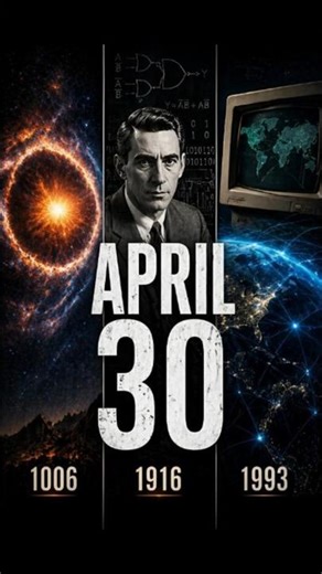 Information Changed Everything | 30 April #todayinhistory #sciencehistory