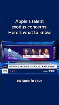 Apple's talent exodus concerns: Here's what to know