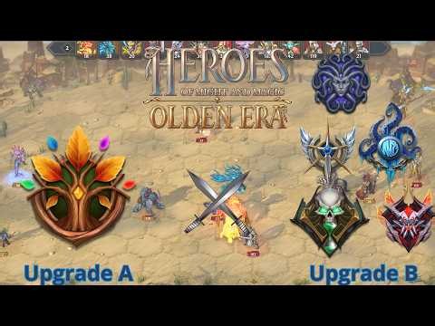 Can Upgraded Sylvan Take on Upgraded Temple in a Brawl in Heroes of Might and Magic: Olden Era?