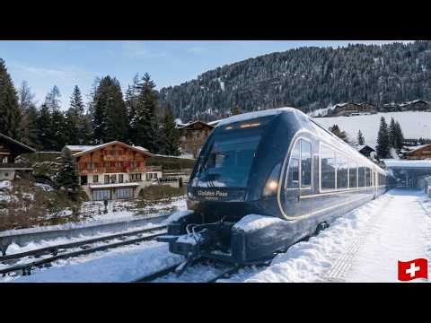 Nothing Prepared Me for the Golden Pass Express in Winter 🇨🇭❄️