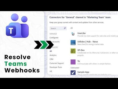 How to Fix Office 365 Connector and Webhook Errors in Microsoft Teams