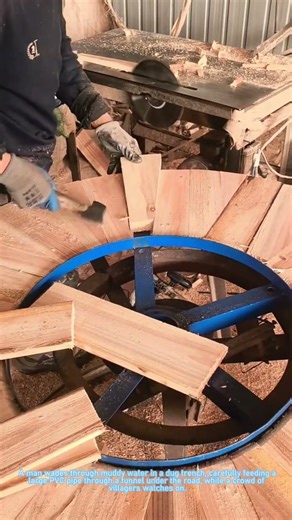 How to Make a Round Tabletop From Wood Pieces (Woodworking ASMR)