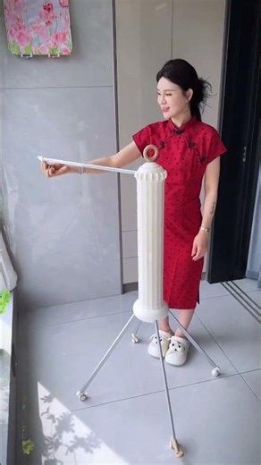 Space Saving Foldable Rotary Clothes Drying Rack( # 3289 ) 1️⃣ Product Link in Bio