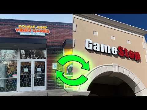 Retro Game Store Trades with GameStop