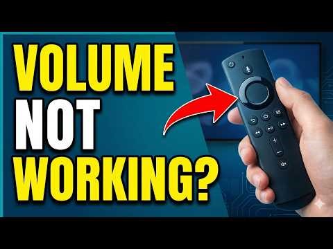Fix Firestick Remote Volume Not Working! (2026 Best 10 Solutions)