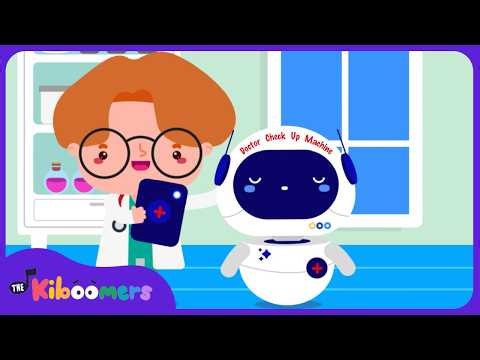 Doctor Check Up Song for Kids 🩺 | Check Up Machine | The Kiboomers