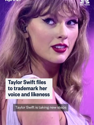 Taylor Swift is taking new steps to protect her voice and likeness from AI misuse.