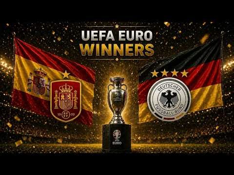 All European Champions (UEFA Euro) | 1960–2024