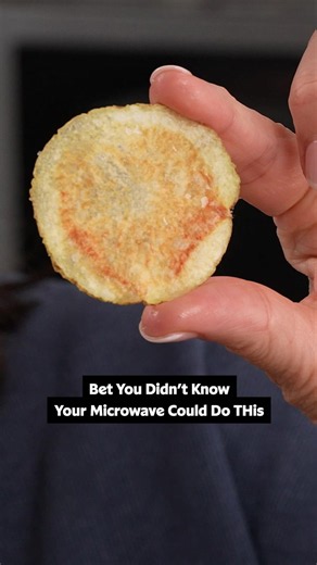 Easy microwave potato chips