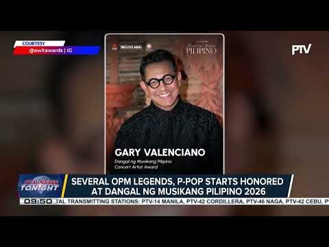 Several OPM legends, P-pop stars honored at ‘Dangal ng Musikang Pilipino 2026’