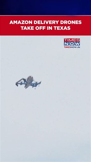 Amazon Drones Take Over Texas Skies | Prime Air Delivery Takes Off | Watch #shorts