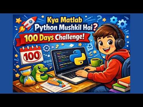 Day 14 : Kya Matlab Python 🐍Mushkil Hai?🔥🚀 | 100 Days Challenge💻😱
