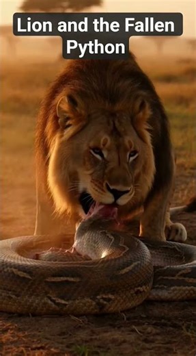 Victor’s Feast: Lion and the Fallen Python