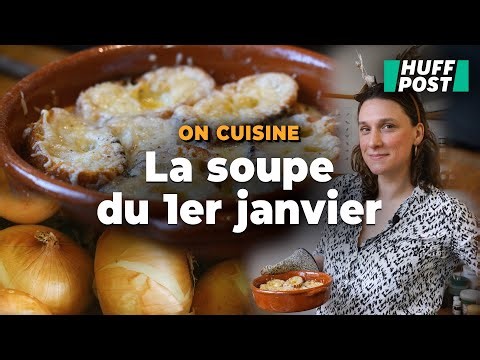 Notre recette de soupe à l’oignon pour survivre à la gueule de bois après le Nouvel An