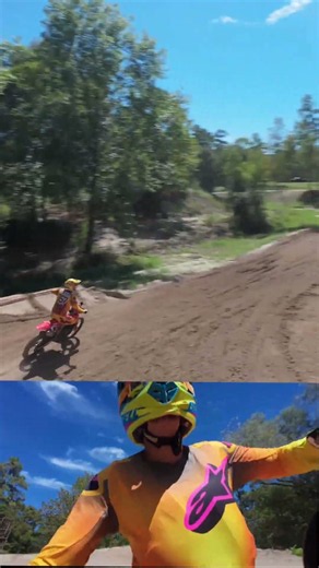 Dirtbike Drone-chase and GoPro split-screen | Rio Bravo Motocross