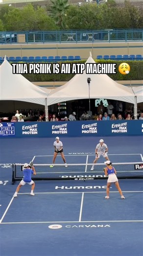 SO GOOD TINA 🗣️ 2 insane ATP’s in one match 😳 #ppa #ppatour #pickleball #pickleballhighlights