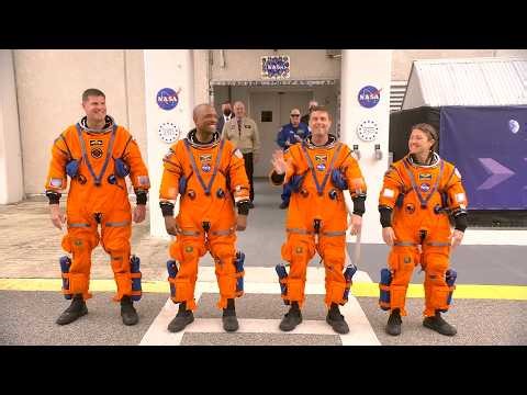 Vid Published: 4 Astronauts To Launch To Moon In Historic Mission
